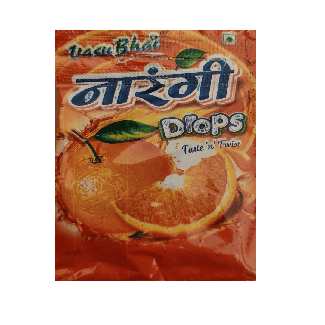 Vasu Bhai Narangi/Orange Drops Pack Of 10