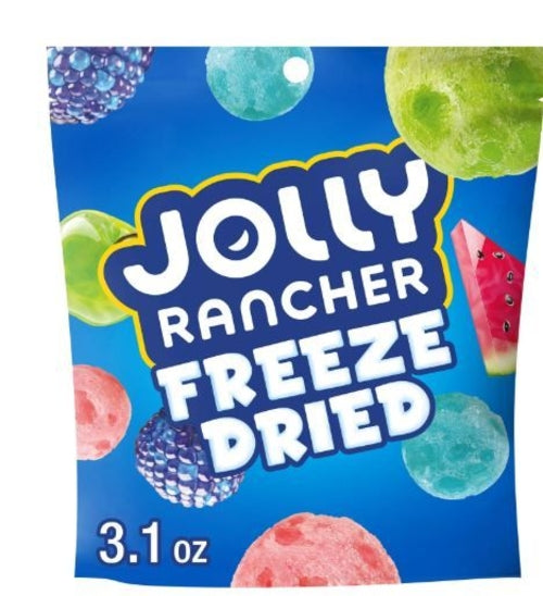 Jolly Rancher Freeze Dried Original Fruit Flavored Candy Bag 3.1 oz