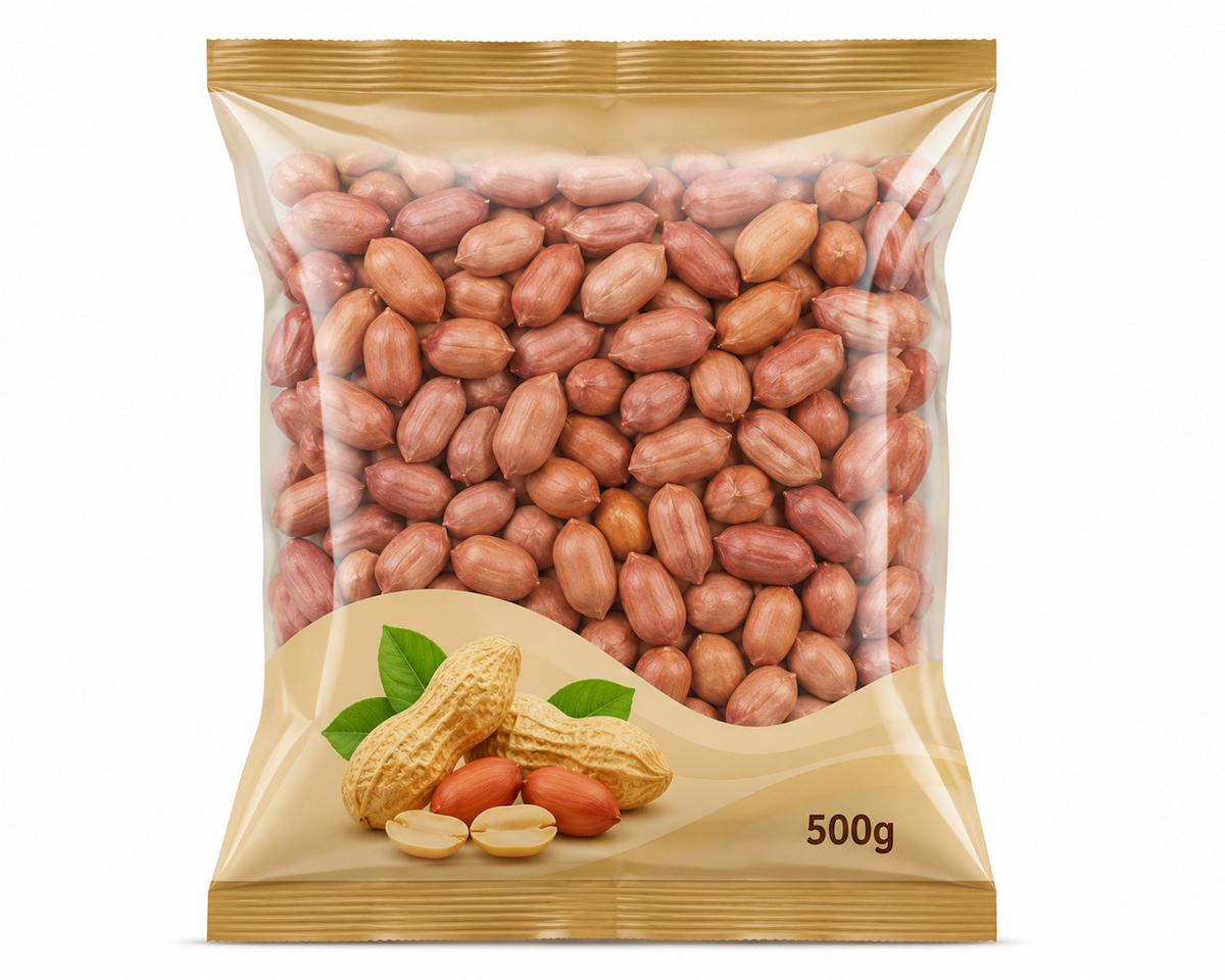 Premium Raw Peanuts 500g Pack