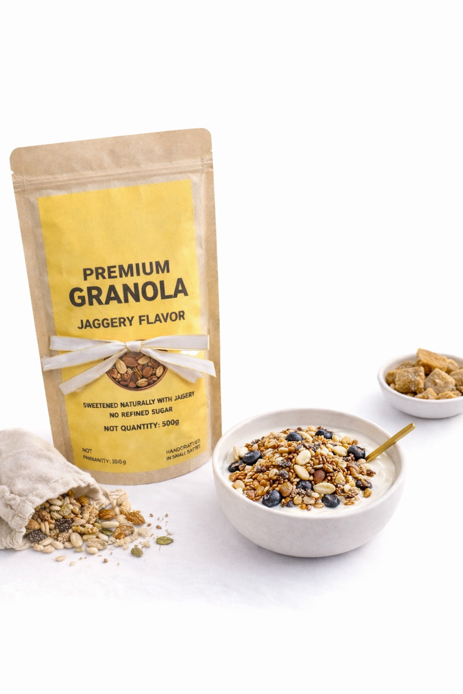 Premium Jaggery Flavor Granola Mix