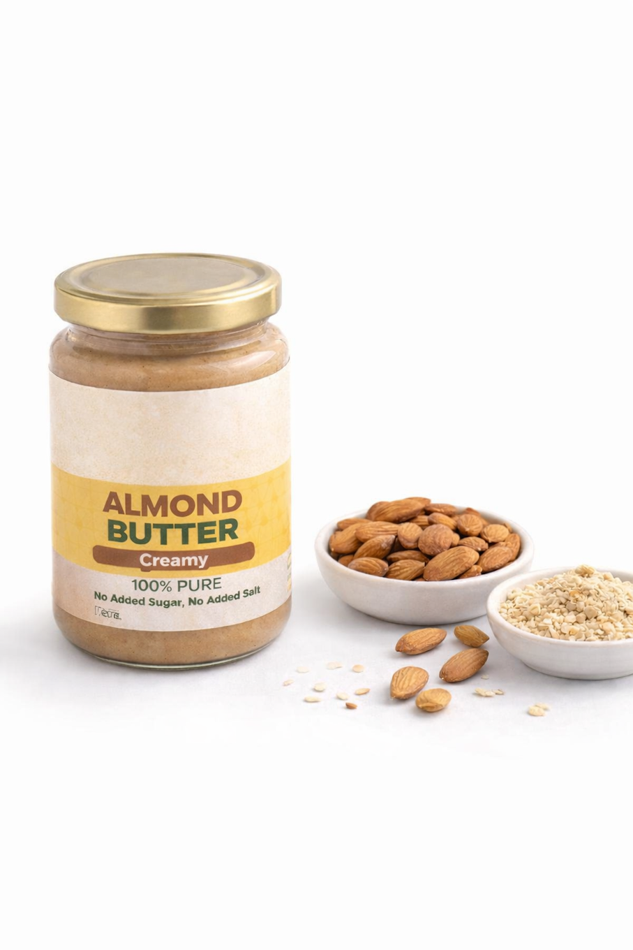 Creamy Almond Butter Spread Jar