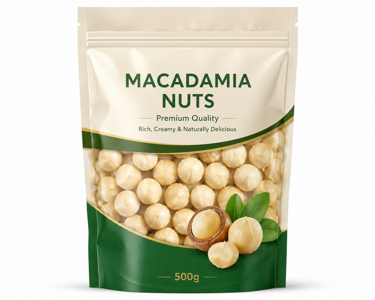Premium Macadamia Nuts 500g Pack