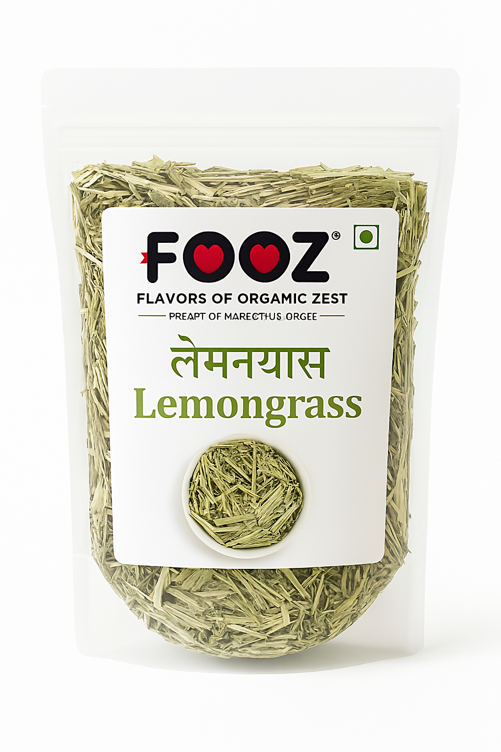 FOOZ Lemongrass | 100% Natural Dried Herb | Herbal Tea & Culinary Use