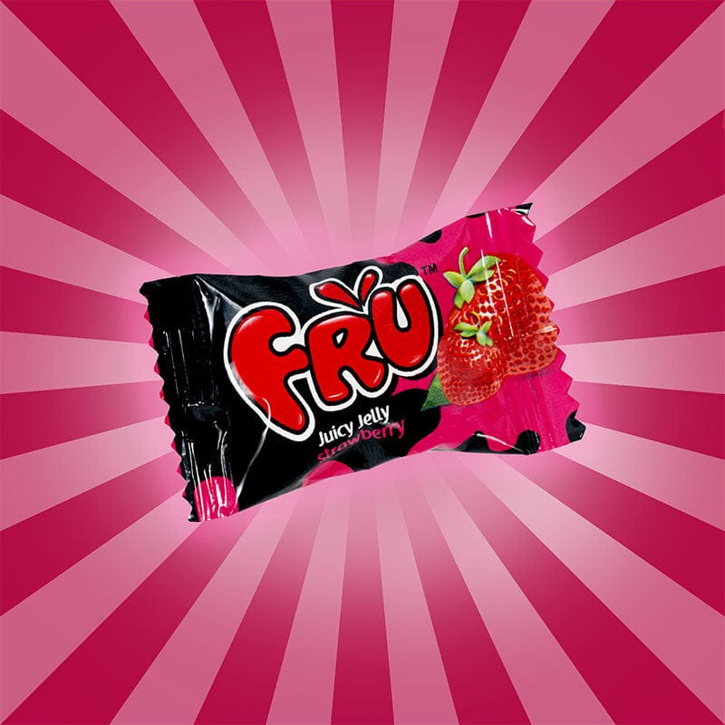 FRU Juicy Jelly Strawberry - Vegetarian -Pack Of 20